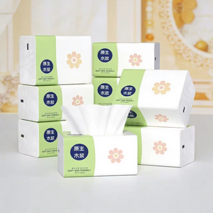 Papier mouchoir facial jetable <span class=keywords><strong>de</strong></span> haute qualité, écologique, imprimé sur mesure, toucher doux, en pulpe <span class=keywords><strong>de</strong></span> bambou vierge - Product Image 2