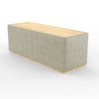Barre de son TV domestique 60W 2.0 canaux en MDF avec tissu, haut-parleur Bluetooth 5.3 pour entrée optique ARC, LED RGB couleur personnalisable, télécommande, pour fêtes et scènes