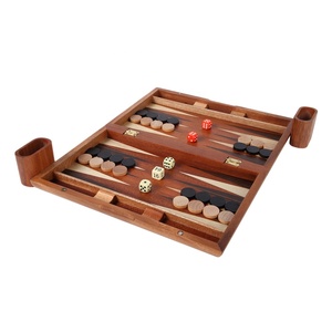 Cổ điển sang trọng bằng gỗ backgammon Board <span class=keywords><strong>Game</strong></span> <span class=keywords><strong>Set</strong></span>, GỖ GẤP cờ vua dành cho người lớn backgammon chính xác xúc xắc - Product Image 2