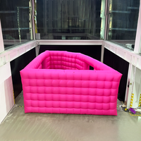 Cabine photo gonflable personnalisée avec éclairage LED, étanche, durable, installation facile, couleur et taille personnalisables