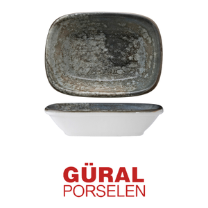 Crater Rectangular Bowl 12.5 × 9 cm Gural - Product Image 4