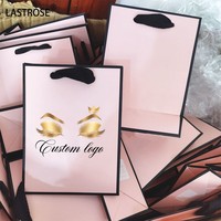 Embalaje de pestañas bolsa de pestañas Linda bolsa de logotipo privado con asa Paquete de pestañas de visón bolsas de pestañas