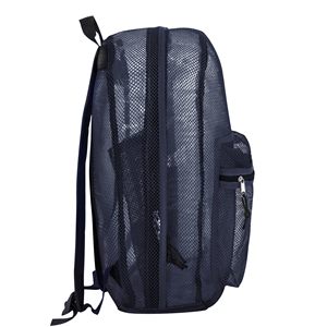 <b>Heavy</b> <b>Duty</b> Mesh <b>Backpack</b> Semi-Transparent College Student <b>Backpack</b> with Padded Shoulder Straps for Commuting Swimming - Product Image 5
