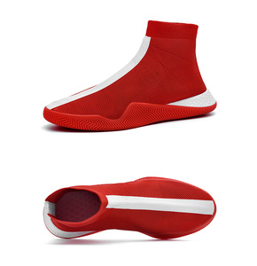 <span class=keywords><strong>Zapatillas</strong></span> de deporte de alta calidad para hombre, marca personalizada, marca personalizada, zapatos de moda para hombre, calcetín de velocidad informal de tela tejida - Product Image 6