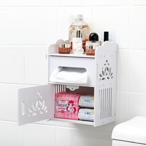 Portarotolo da Parete in PVC, Scatola Porta Carta Igienica - Product Image 1