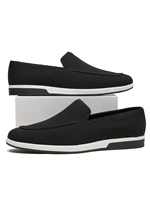 Mocassins pour hommes tendance, respirants, en maille, chaussures décontractées confortables, baskets minimalistes à enfiler avec semelle en caoutchouc durable
