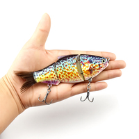 New Segmented Fishing Lure 3 SectionsJointed Swim Bait Lure 13cm 30.5g Artificial Bait Fishing Tackle Swimbait Wobblers