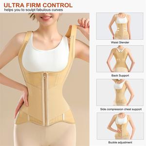 بيع بالجملة مخصص طويل الجذع 25 الصلب العظام مشد تشكيل مشد كولومبيان حزام تشكيل للنساء - Product Image 6