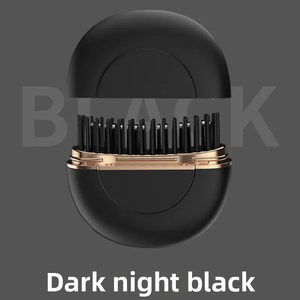 Portable <strong>Hair</strong> <strong>Straightener</strong> Brush with Protective Case <strong>Mini</strong> Heated Straightening Brush for Travel Hot Comb <strong>Straightener</strong> for Women - Product Image 2