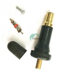 Valvole per pneumatici Tubeless in gomma per auto con stelo della valvola del sensore TPMS in ottone di fornitura di fabbrica