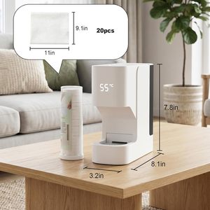 Dispenser Rapido di Asciugamani Monouso 131 ° Scaldasalviette Elettrico a Temperatura Costante con Asciugatura Automatica per Spa, Trattamenti Viso e Uso Domestico, con 1 Rotolo di Asciugamani - Product Image 3