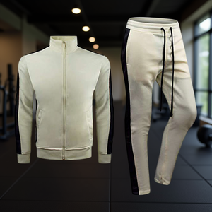 Conjunto Deportivo Reversible Unisex TMS RG T39, Traje de Atletismo de Longitud Completa, Ligero, de Secado Rápido, Ropa de Gimnasio de Poliéster y Algodón, Color Sólido - Product Image 2