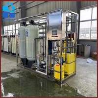 Système de purification d'eau par osmose inverse (RO) et prétraitement 2000 l/h pour eau salée/de puits/de nappe, machine de purification, garantie 1 an - Vente chaude