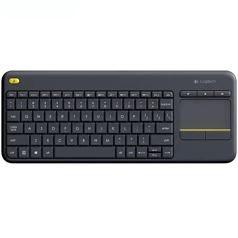 Беспроводная клавиатура Logitech K400 Plus с сенсорной панелью для ПК, ноутбука, Android Smart TV, HTPC, клавиатура для домашнего офиса и игр