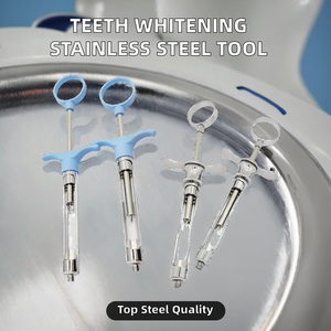 Herramienta Quirúrgica Dental HDF para Blanqueamiento Dental, Jeringa Dental de Acero Inoxidable de Alta Calidad con Cabeza de Gancho y Cabeza Recta HDF-02 - Product Image 2