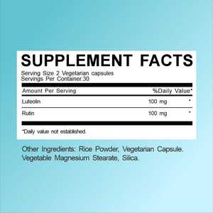 Complément alimentaire pour la santé des yeux VitaHall Healthife, zinc, cuivre, lutéine, zéaxanthine, capsules pour les yeux secs, fatigue oculaire, vision pour adultes - Product Image 2