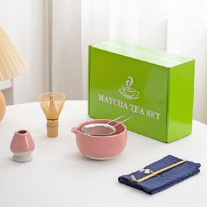 Juego de <span class=keywords><strong>Matcha</strong></span> Ceremonial Japonés en Oferta, Fabricación de Chasen Rosa, Batidor de <span class=keywords><strong>Matcha</strong></span> de Bambú, Tazón de <span class=keywords><strong>Matcha</strong></span> de Cerámica, Ceremonia Tradicional del Té - Product Image 3