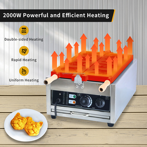 Gaufrier en forme de tête de chien commercial <span class=keywords><strong>Gaufre</strong></span> électrique en forme d'<span class=keywords><strong>animal</strong></span> pour le ménage pour les cadeaux - Product Image 2