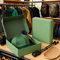 Boîte d'expédition en carton ondulé personnalisée à succès, matériaux recyclés robustes, emballage de cadeaux pour les petites entreprises