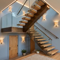 Système d'escalier modulaire à monopoutre pour une expédition internationale facile