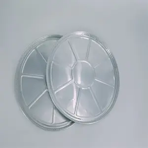 Disposable Plates Pizza Roasting Pans Trays 12 Inch Round Aluminium Pack For Pizza Vending Machines