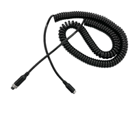 Câble d'extension d'aviation durable Vishi M12, câble spiralé pour caméra de recul de camion/semi-remorque, connexion en spirale pour l'arrière