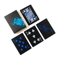 Cartes à jouer personnalisées imprimées sur mesure, jeu de poker personnalisé avec logo, jeu de cartes en plastique ou en papier de haute qualité, résistant à l'eau