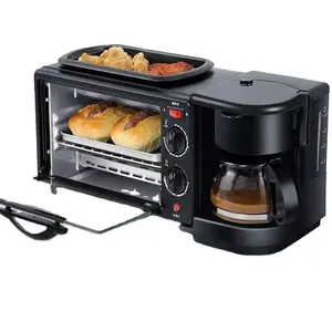 Colazione tre in uno per colazione caffettiera forno macchina per la colazione rapida