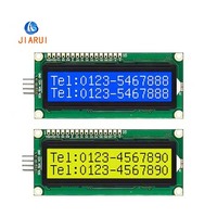 Módulo LCD 1602 de 16x2 con Retroiluminación Blanca Amarillo-Verde, Interfaz Serial IIC I2C, Pantalla LCD