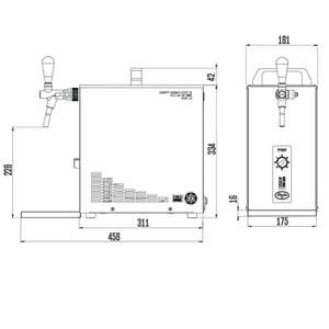 Impianto di erogazione birra Lindr Pygmy 20/K - Product Image 3