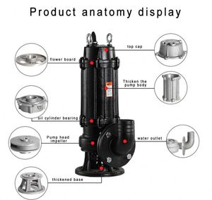 <b>Submersible</b> Sewage <b>Pump</b> <b>Submersible</b> <b>Pump</b> Dirty Water 50m Head Cleanup Sump <b>Pump</b> - Product Image 2