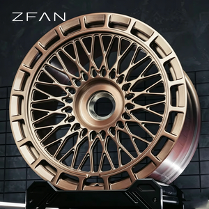 ล้อฟอร์จ ZFAN OEM ทรงดิสลึกแบบสปอร์ต ขนาด 18-26 นิ้ว 5x114.3 5x120 5x130 สีโมโนแบล็คโครเมียม สำหรับ BMW GTR Audi - Product Image 2