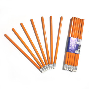 Crayons HB en bois de 7 pouces, noirs, avec gomme rouge, crayons jaunes pour enfants, prix bas, directement de l'usine - Product Image 6