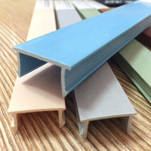 Perfil de PVC en U para empotrar en pared, perfiles plásticos para suelo, junta de expansión, tiras divisorias con ranura, perfil de extrusión ecológico para baño - Product Image 2