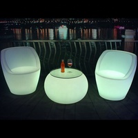 Chaise de bar moderne lumineuse à LED pour la maison Bar Discothèque/KTV Commercial Populaire Lounge Tabouret de meubles en plastique
