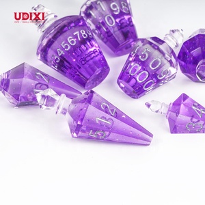 Udixi-Jeu de dés polyédriques personnalisés pour donjons et <span class=keywords><strong>dragons</strong></span>, potion magique faite à la main, bouteille, Yahtzee - Product Image 1