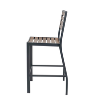 Chaises en rotin/osier en métal de conception moderne pour la cour de cuisine de parc