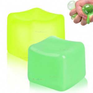 Christmas Mini <b>Mochi</b> Ice Cube Squishy Soft Eco-friendly PVC/PU/Silicone Sensory Stress Relief Squeeze <b>Toys</b> for Kids 5 to 7 Years - Product Image 5