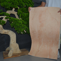 Mur de fond d'impression 3D moderne avec pierre de travertin flexible en porcelaine souple brique de mur de grotte en agate romaine ultra-mince