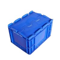 Grande caisse rectangulaire en plastique Euronorm empilable pour le transport de produits aquatiques