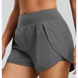 Shorts Deportivos para Mujer con Bolsillos, Shorts Holgados de Yoga de Secado Rápido para Correr y Hacer Ejercicio - Product Image 1