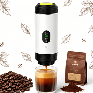 <b>Portable</b> <b>Espresso</b> Brewer USB Rechargeable Capsule Coffee <b>Maker</b> OEM Factory Travel Barista Cold and Hot Self Heating Machine - Product Image 4