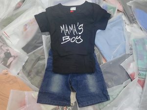 Hàng may mặc tồn kho bán chạy năm 2025, bán trực tiếp từ nhà máy, nhiều kiểu dáng trẻ em, hàng nguyên kiện, bán buôn, hàng mới nguyên kiện, quần áo trẻ em nhiều mẫu mã - Product Image 3