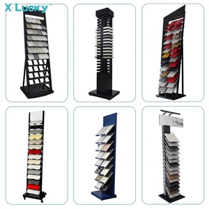 May Mắn Showroom Tùy Chỉnh Tầng Thạch Anh Tháp Đứng Tầng Thường vụ Gốm Gạch Đá Cẩm Thạch Hiển Thị Đá Hiển Thị Với Ánh Sáng - Product Image 5