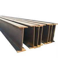 Viga de acero H viga ASTM A36 Soldadura laminada en caliente Viga universal Q235B Q345E I viga 16Mn canal Estructura acero 100x100mm
