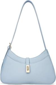 Sac fourre-tout simple en cuir grainé PU de qualité supérieure, neuf, capacité de 2 à 2,9 L, doublure en polyester décontractée, sacs à main avec deux fermetures éclair, imperméable - Product Image 2