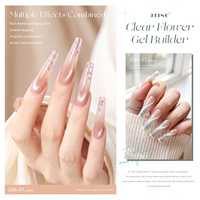 JTING Vernis à Ongles Transparent Anti-Jaunissement 12 Couleurs pour Extension de Fleurs Séchées, Sans HEMA/TPO, Fournisseurs
