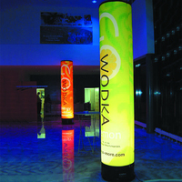 Colonne lumineuse publicitaire sur mesure, tube LED gonflable, danseur d'air personnalisé, tube d'air sur mesure pour équipement publicitaire