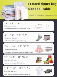Bolsas con Cierre para Empaque de Ropa, Superficie Esmerilada, Impresión por Grabado, Material LDPE Reciclado, Certificación ISO9001, Reciclables - Product Image 6