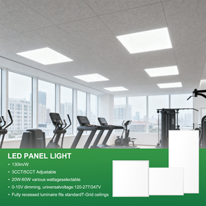 USA ca Hot Bán thả trần LED chiếu sáng 2x2 2x4 1x4ft LED Back-lit phẳng Bảng điều chỉnh ánh sáng với ETL DLC - Product Image 6